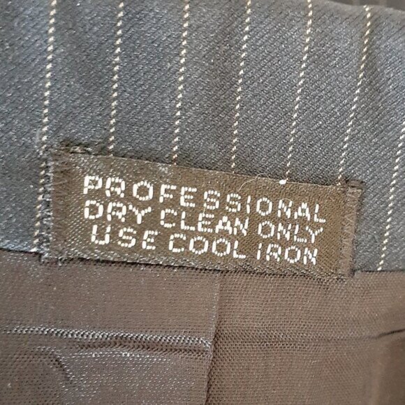 Men's BENT NAIL 3 Pc Suit; Navy Pin Stripe; Size 46 - 41 - Picture 7 of 8